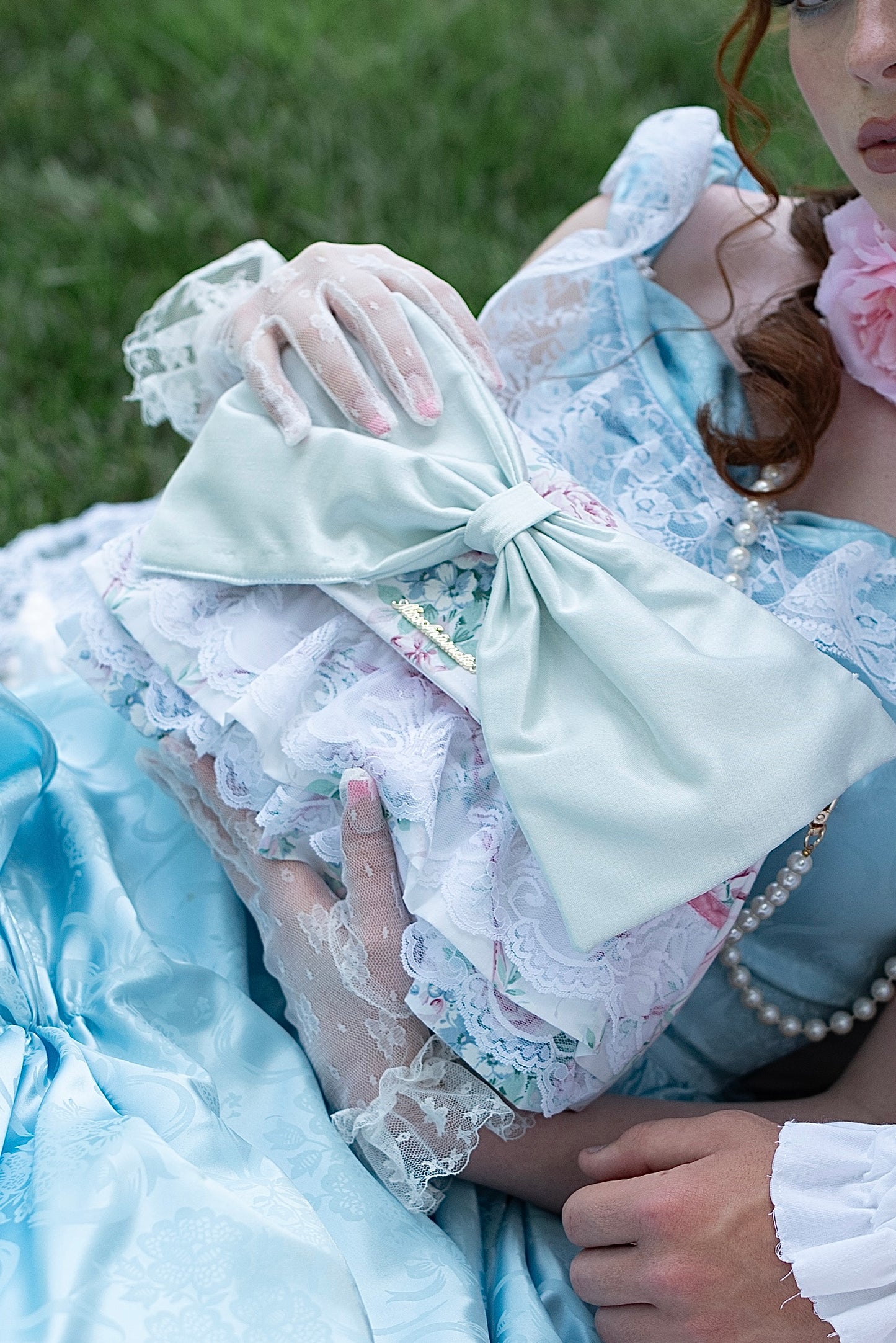 The Bleu Rococo Bag