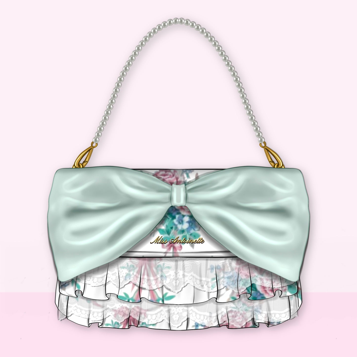 The Bleu Rococo Bag