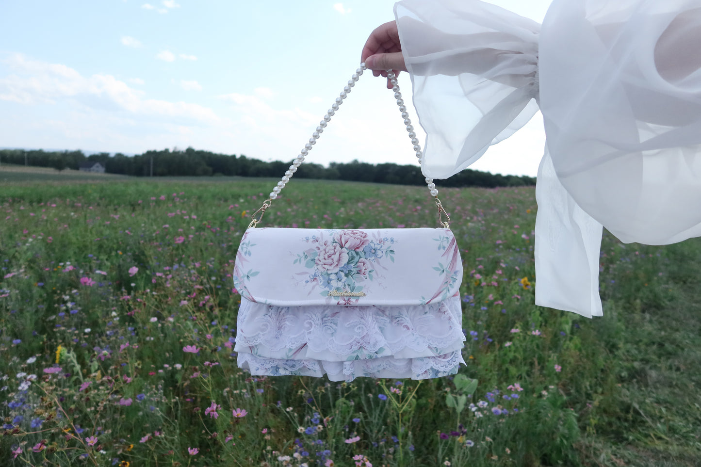 The Bleu Rococo Bag